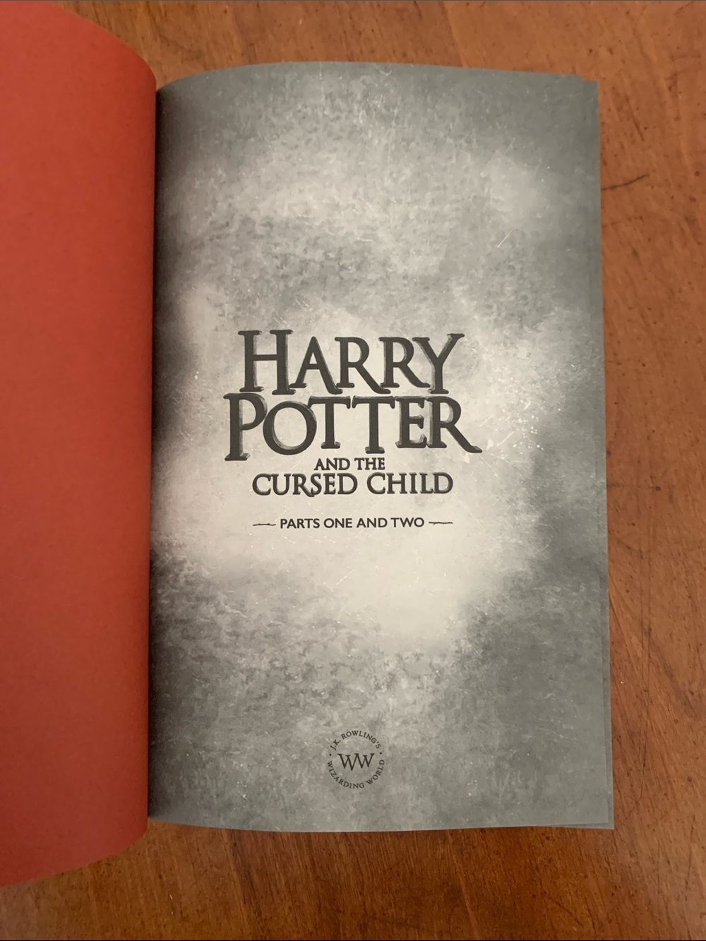 Scholastic Harry Potter and the Cursed Child — Parts One and Two